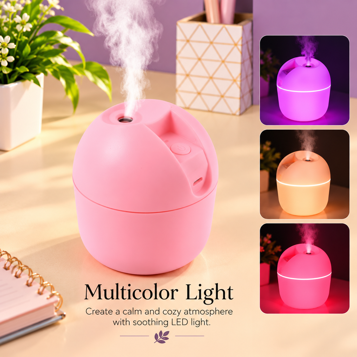 FreshLight CloudMist – Mini USB Humidifier