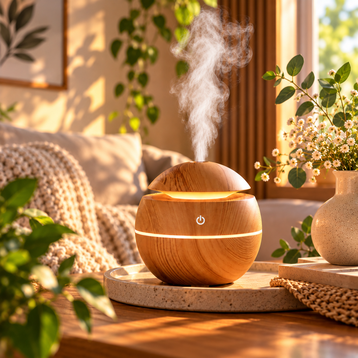 FreshLight AuraMist – Wood Grain Diffuser