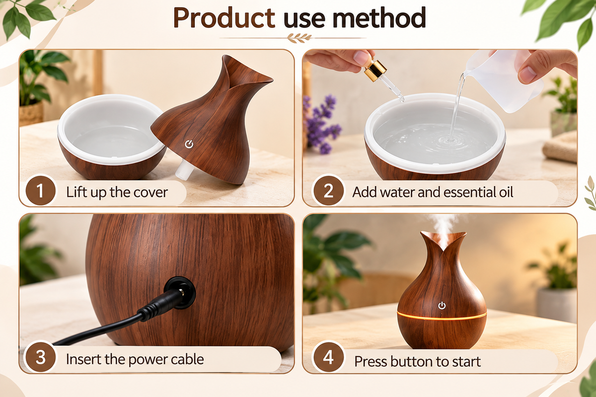 FreshLight BloomMist – Decorative Mist Diffuser